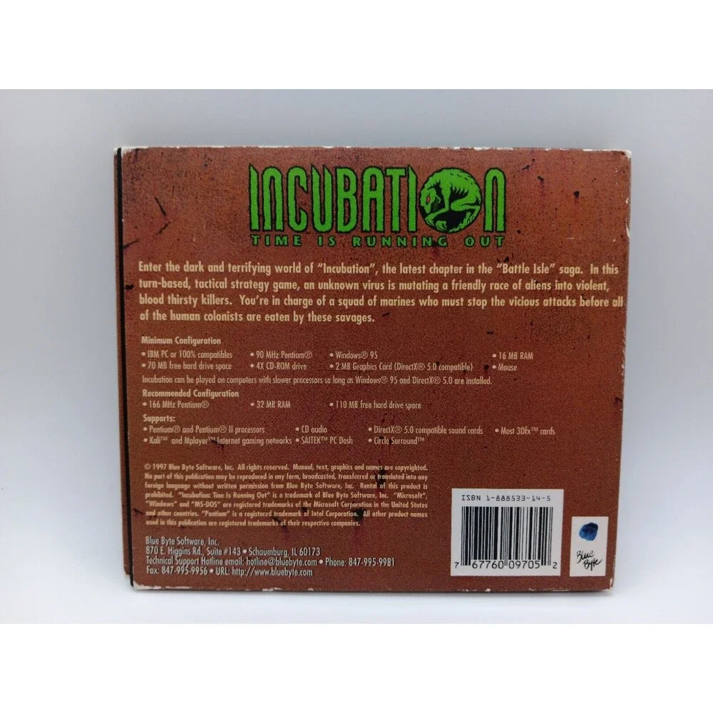 Incubation: Time Is Running Out (PC, 1997) - Video Game